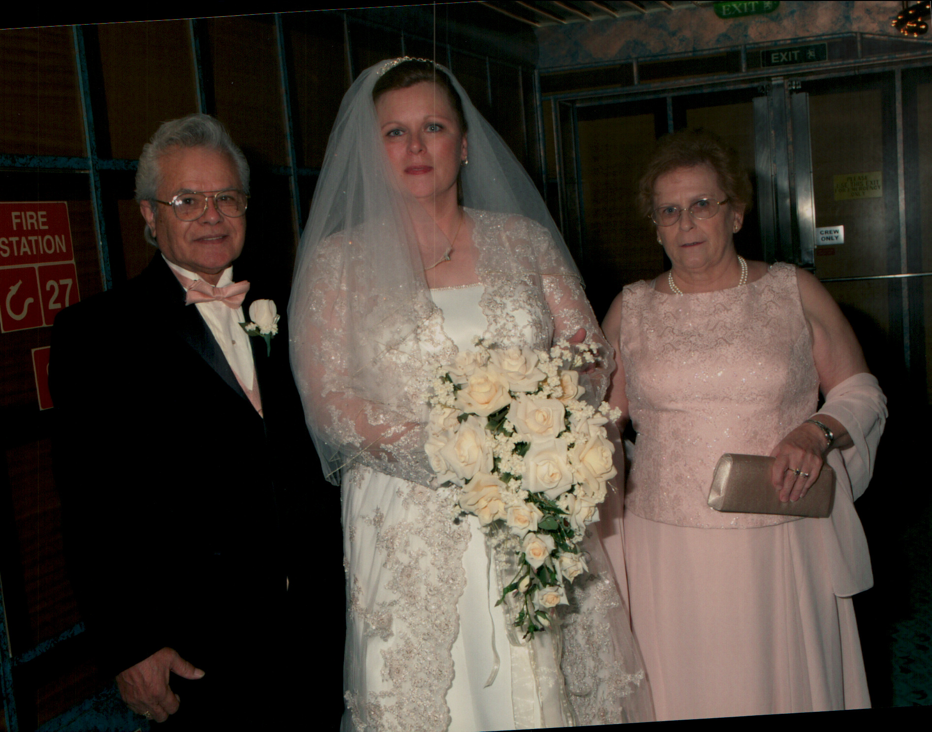 Virginia’s dad Joe, Virginia, Mother Peggy